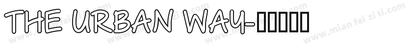 The Urban Way字体转换
